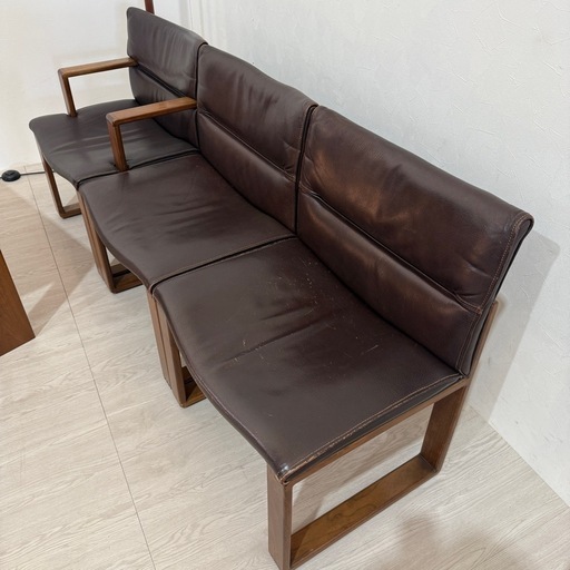 カンディハウス　ダイニングセット　旭川家具　椅子６脚