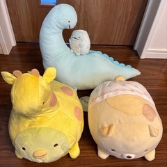 【すみっコぐらし】ぬいぐるみ3点セット