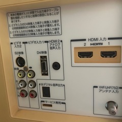 REGZA 白いテレビ　22インチの画像