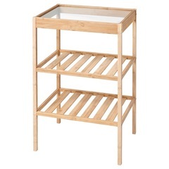 IKEA ネスナ 竹サイドテーブル40x30 cm
