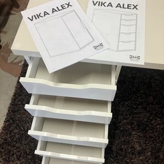 J125⭐️IKEA イケア　ALEXアレクスシリーズ　LAGKAPTENラグカプテン　デスク 　の画像
