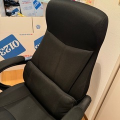 オフィスチェア メッシュ ブラックの画像
