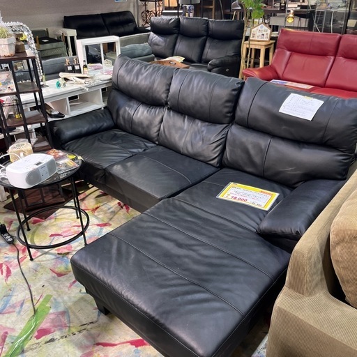 【村内家具】◆カウチソファ◇引き取り割引有◆早い物勝ち◇ 村内家具】◇カウチソファ◇引き取り割引有◇早い物勝ち◇