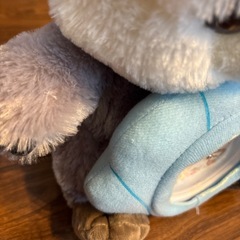 【時計】うきうきらっこアラーム付きぬいぐるみ時計の画像