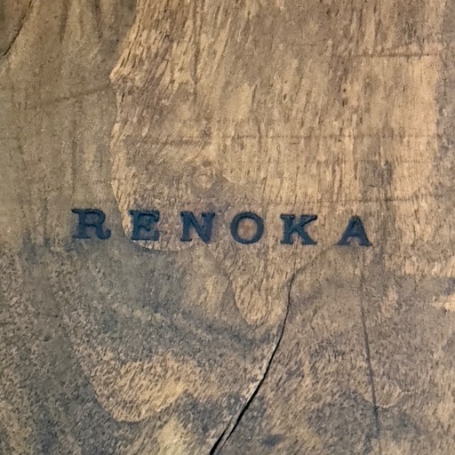 RENOKA  アンティーク　ベンチ　アイアンフレーム　天然木無垢