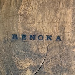 RENOKA アンティークベンチアイアンフレーム天然木無垢 (LIF-ME 003 