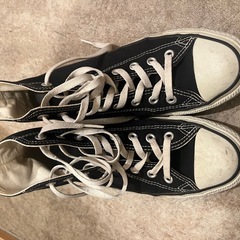 コンバースブラック　ハイカットスニーカーの画像
