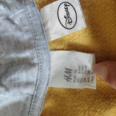 子供服　薄手パーカー　耳付きパーカー　サイズ70 サイズ80の画像