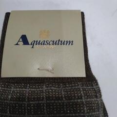 アクアスキュータム　メンズソックス　　24-26cm　ソックス　靴下の画像