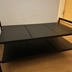 ⭐︎お話し中⭐︎定価8,800円tower伸縮シンク下ラック黒w500〜850✖️D400✖️H350の画像