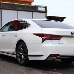 乗出し価格!! 車検9年4月 ＬＳ ハイブリット 29年式 14.4万km ４ＷＤ 修復歴無し サンルーフ 寒冷地仕様 禁煙車 諸費用コミコミ！の画像