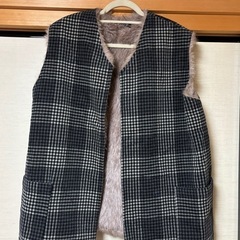【新品】毛皮のベスト ユニセックス サイズフリー