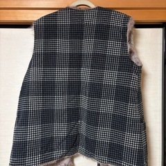 【新品】毛皮のベスト ユニセックス サイズフリーの画像