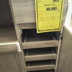 【ジャングルジャングル守口店】【ジモティー割あり】キッチンボード　キッチンカウンター　ナチュラル 　W90×D61.5×H95の画像