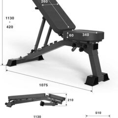 B-WING トレーニングベンチ インクラインベンチ 筋トレの画像