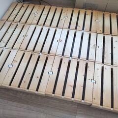 すのこ　ベッド　パレット9枚組　ダブルサイズ