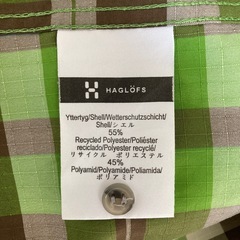 HAGLOFS シャツの画像