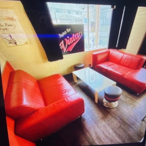 高級レザーソファー、カウンターチェア