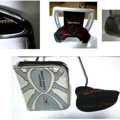 中古　テーラーメードパター２本＋おまけMOMENTUSスウィングトレーナー１本の画像