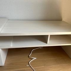 Lowya テレビ台 ホワイトの画像