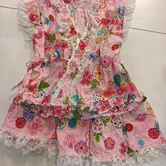 0414-050 子供用浴衣（帯、付属品あり）