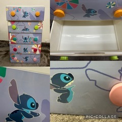 アイリスオーヤマ ５段　キッズチェスト スティッチ　の画像