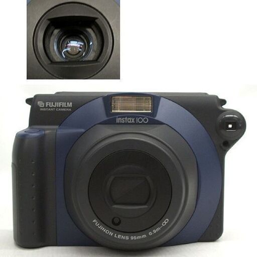 シャッター・フラッシュOK 美品 フジフィルム instax 100 インスタックス チェキ ワイド 取説/箱付　インスタントカメラ 