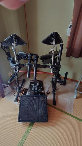 取引中 4月末で取下げ 値下げしました。YAMAHA電子ドラム、アンプ付