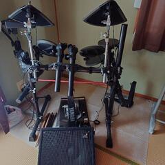 取引中　4月末で取下げ　値下げしました。YAMAHA電子ドラム、アンプ付の画像
