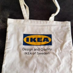 IKEA トートバッグ キャンパスバッグ