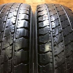 ☆ラジアルタイヤ☆　ハイエース 純正　スチールホイール 15インチ 5.5J PCD139.7 6穴 ET約30 ハブ107 グッドイヤー CARGO PRO 185/80R15 LT 2014年 4本 NG24の画像