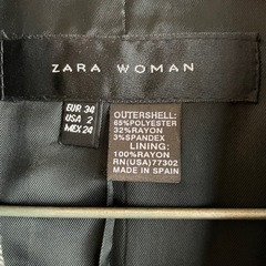 ZARA レディーススーツの画像