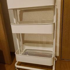 IKEA 3段ワゴン RÅSKOG ロースコグ 白
