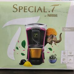25K135 3 ネスレ スペシャルT スリムティー ラズベリーピンク カプセル式ティーマシン 未使用の画像