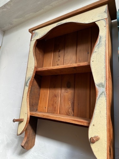 フレンチカントリー　棚　シェルフ　フランスアンティーク