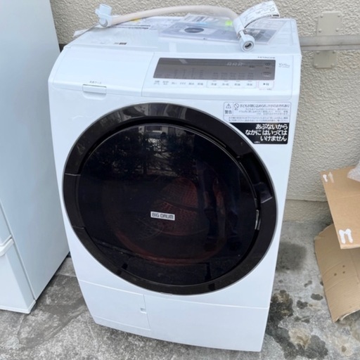 HITACHI 日立電気洗濯乾燥機 BIG DRUM ビッグドラム BD-SG100GL ドラム式洗濯機 取説付き 2021年製 洗濯10.0kg 乾燥6.0kg