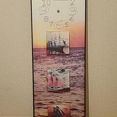 【ジャンク品】バリ島 時計 壁掛け 飾り