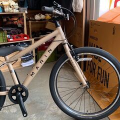 【新品】MARINE BIKES DONKY JR24 6S 24インチ 6段変速 マットモカ 軽量 子ども車 子供用自転車 キッズバイクの画像
