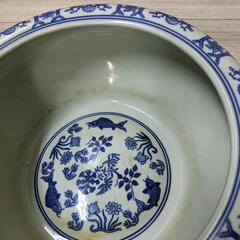 睡蓮鉢　水鉢　火鉢　メダカ鉢　 レトロ 金魚鉢の画像