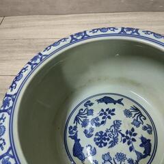 睡蓮鉢　水鉢　火鉢　メダカ鉢　 レトロ 金魚鉢の画像
