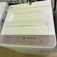 Panasonic　全自動電気洗濯機　6㎏　2022年製 美品
