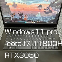 格安 MSIノートパソコン core i7 11800H RTX...