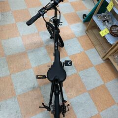 折りたたみ電動アシスト自転車 パナソニック ブラック ※動作チェックOK/現状販売の画像