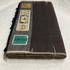 結城紬反物メンズ絹100%特製真綿つむぎの画像