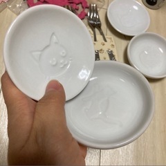 猫モチーフキッチン用品の画像