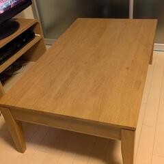 ローテーブル引出し2杯　ベルメゾン　105×60×35の画像