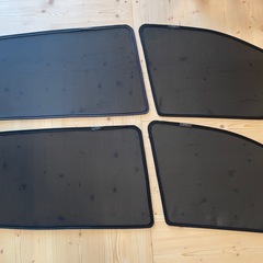 日産エクストレイル T32　純正サンシェード＋前後窓シェード＋ラゲッジトレイの画像