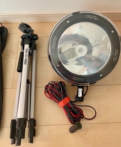 灯火採集用 HID7インチ 105W程度 紫外線強化バルブライトトラップ！三脚付セット