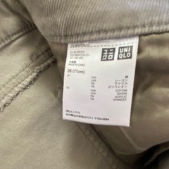 ユニクロ　コーデュロイパンツ　Mサイズ(28)の画像