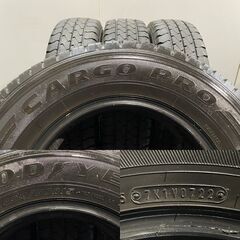 GOODYEAR CARGO PRO 195/80R15 107/105L LT 15インチ 夏タイヤ 4本 22年製 バリ溝 ハイエース キャラバン等　(MTR371)クレジットカード QRコード決済可能の画像
